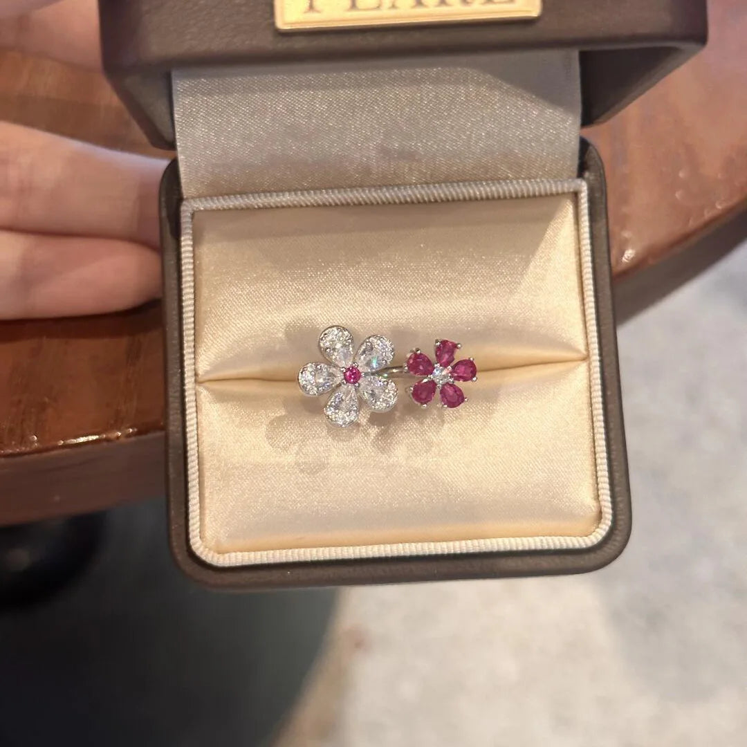 Anel Diamante Rosa