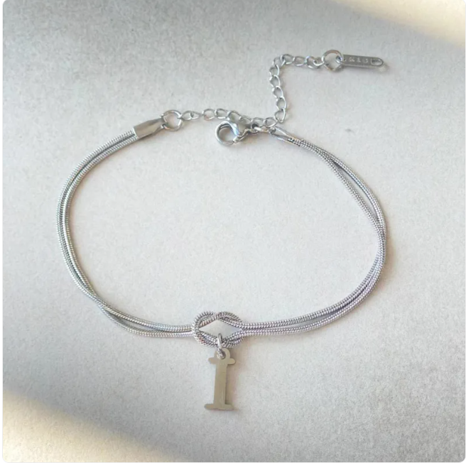 Pulseira Nó do Amor – Corrente de Cobra Dourada