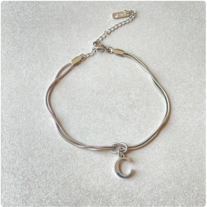 Pulseira Nó do Amor – Corrente de Cobra Dourada