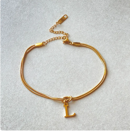 Pulseira Nó do Amor – Corrente de Cobra Dourada