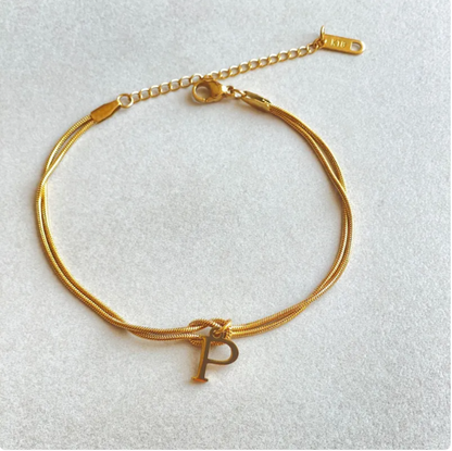 Pulseira Nó do Amor – Corrente de Cobra Dourada