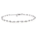 Yanara Labradorite Anklet for Women Dainty Boho Summer Beach Jewelry for Girls Handmade Rosary Charm Ankle Bracelets for her 9+1.5 inch Gifts For Her