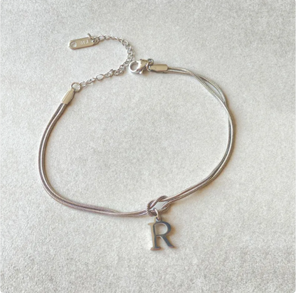 Pulseira Nó do Amor – Corrente de Cobra Dourada
