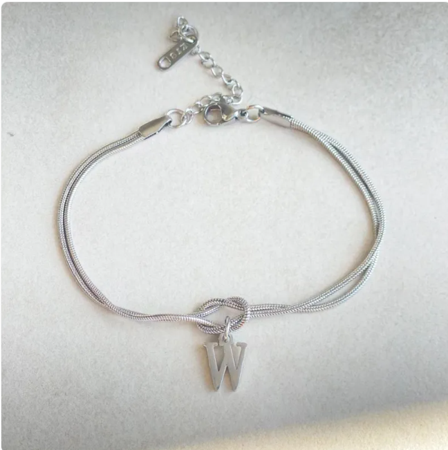 Pulseira Nó do Amor – Corrente de Cobra Dourada