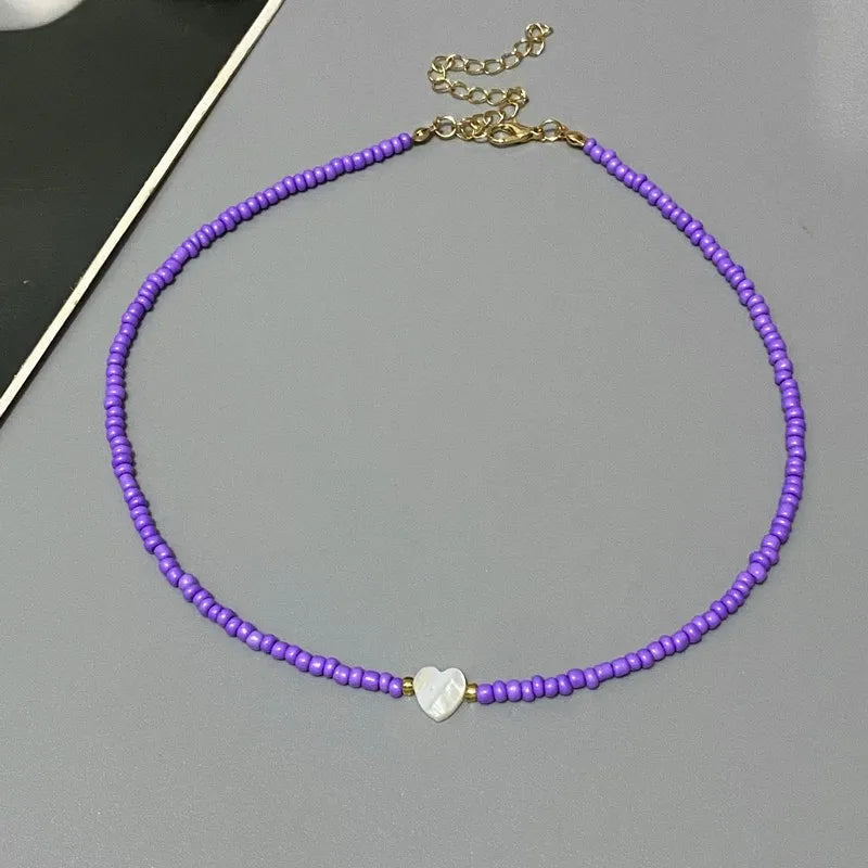 Pravelle Necklace Summer New Love Heart