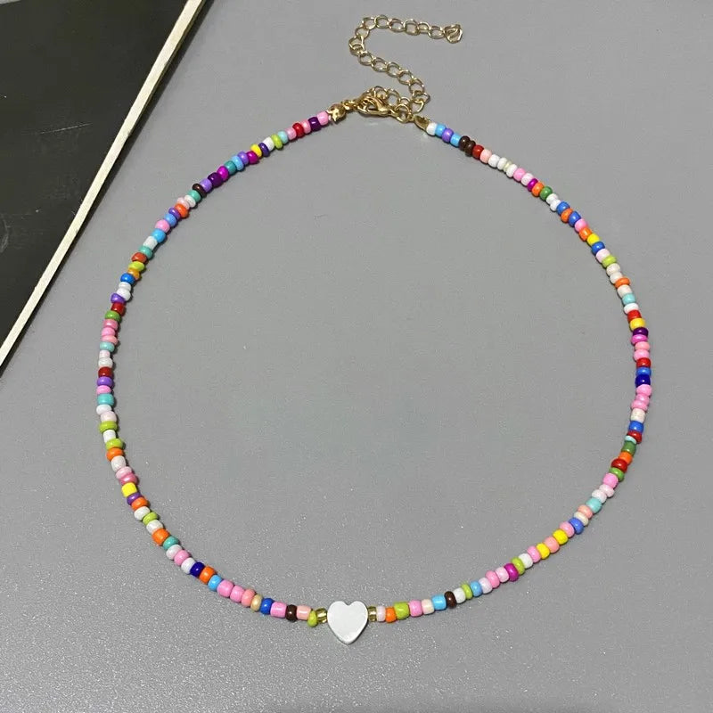 Pravelle Necklace Summer New Love Heart