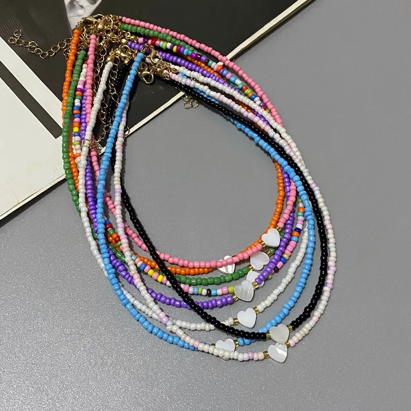 Pravelle Necklace Summer New Love Heart