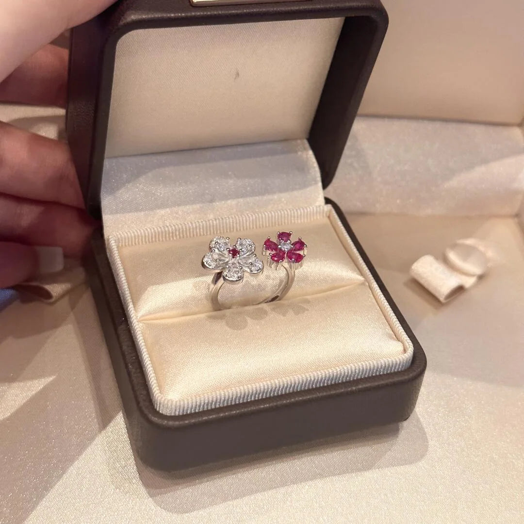 Anel Diamante Rosa