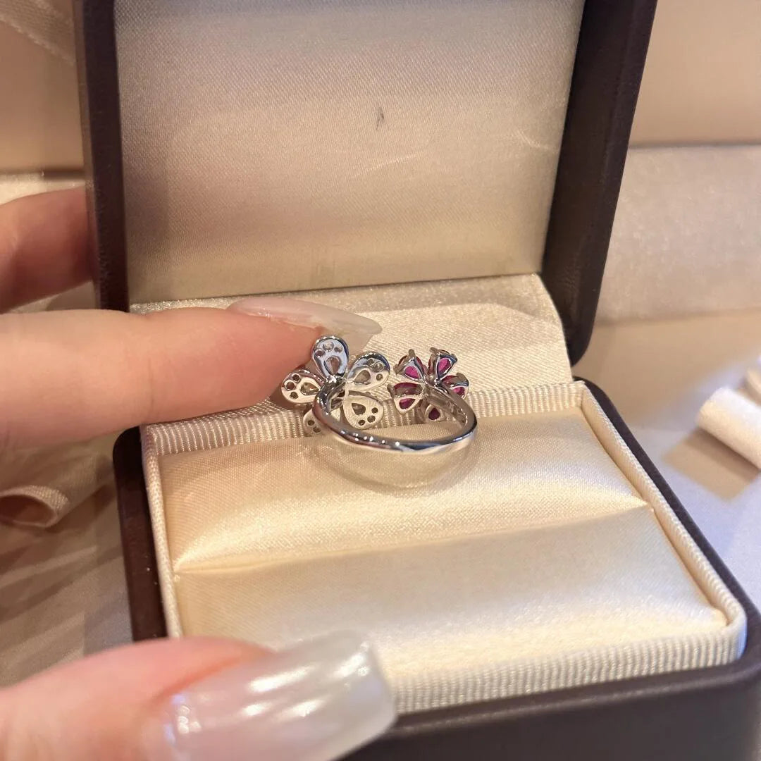Anel Diamante Rosa