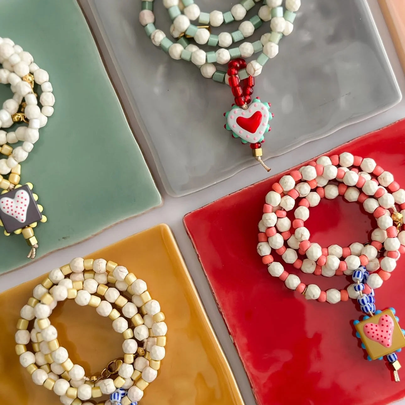 Pravelle White Turquoise Necklace