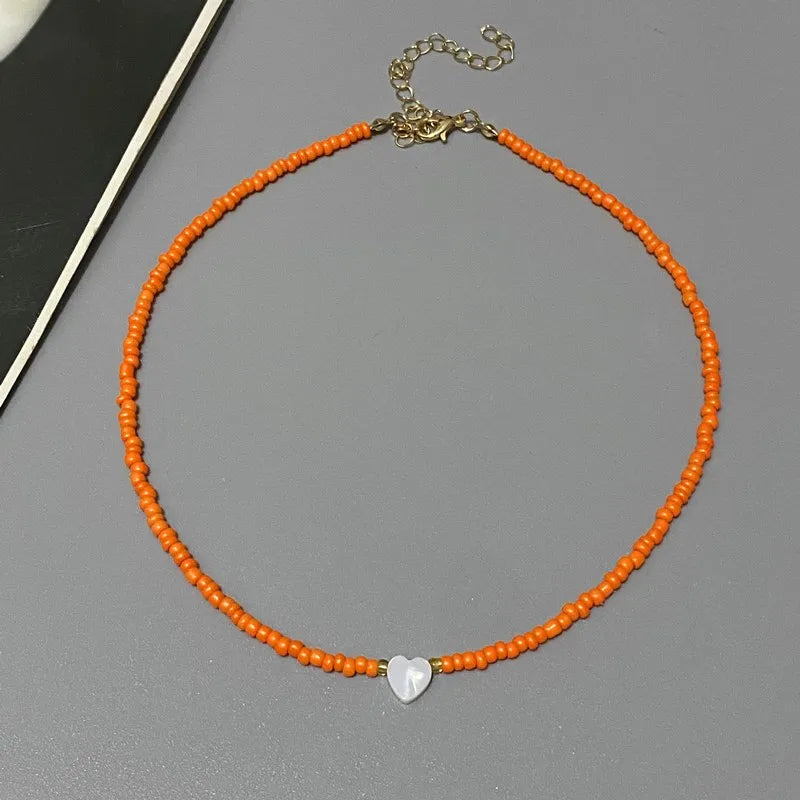 Pravelle Colar Summer New Love Heart