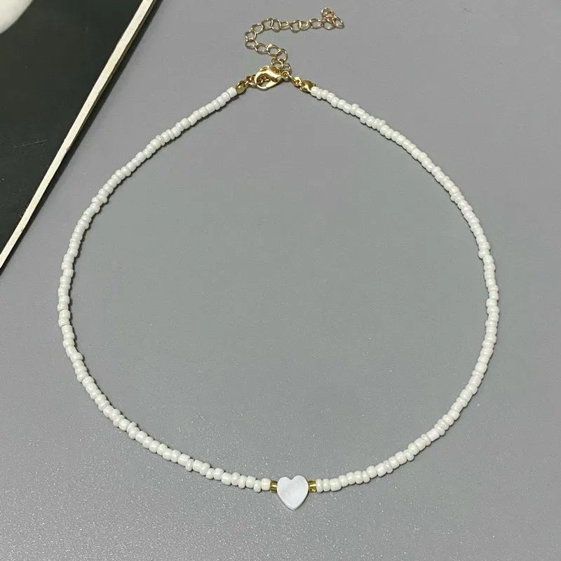 Pravelle Necklace Summer New Love Heart