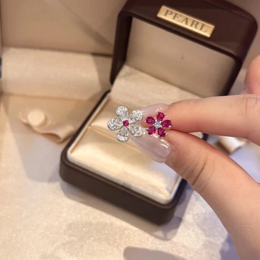 Anel Diamante Rosa