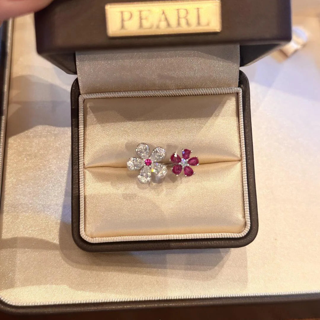 Anel Diamante Rosa