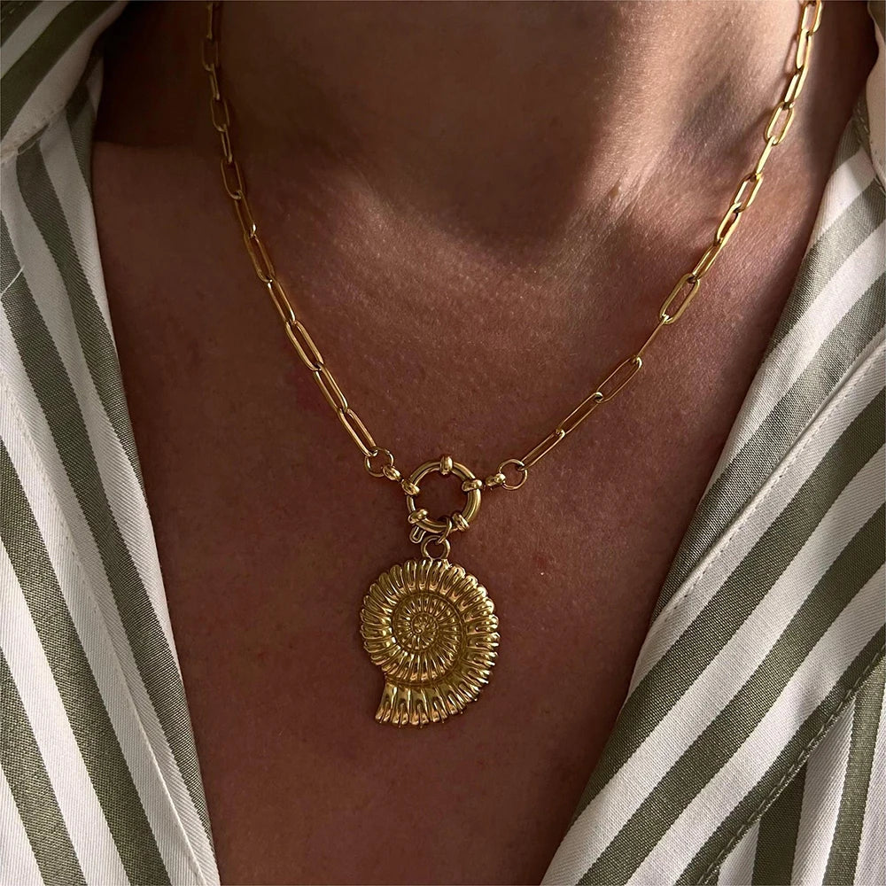 Pravelle Golden Ocean Necklace