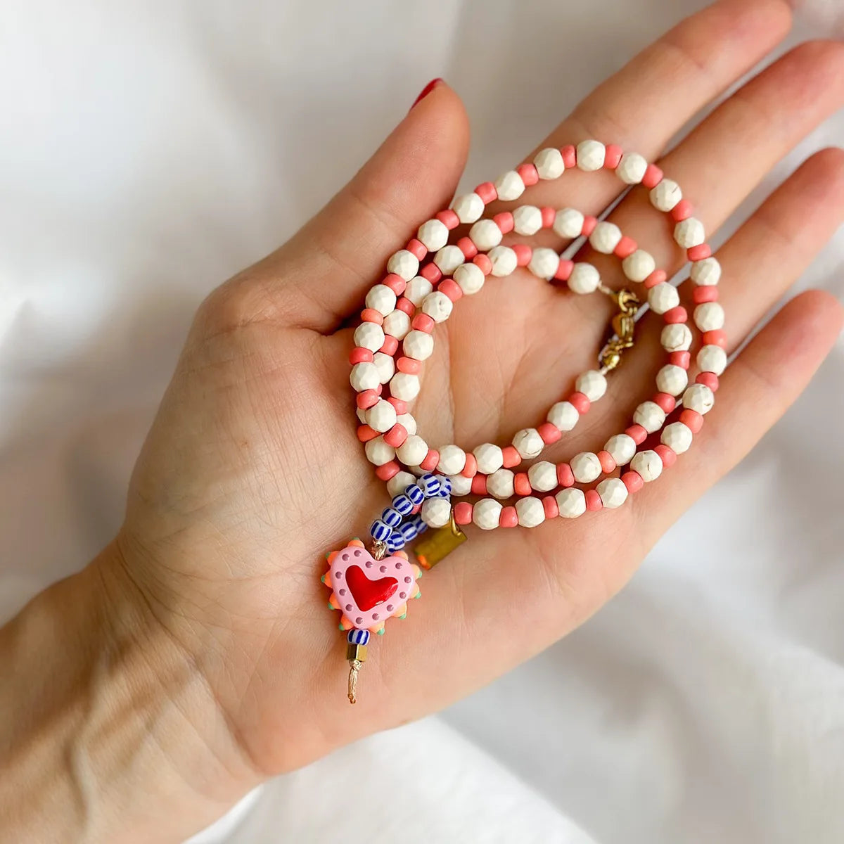 Pravelle White Turquoise Necklace