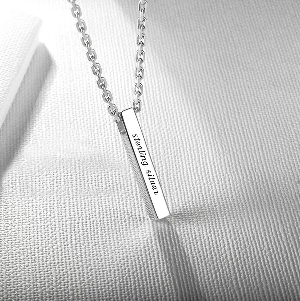 Pingente Personalizado 3D com Letra Alongada
