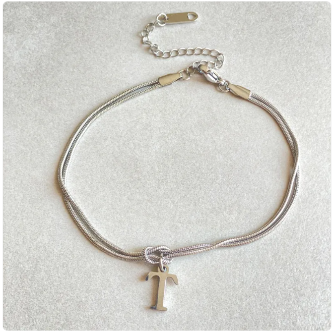 Pulseira Nó do Amor – Corrente de Cobra Dourada