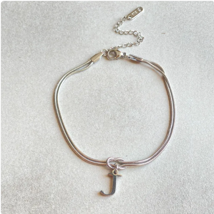 Pulseira Nó do Amor – Corrente de Cobra Dourada